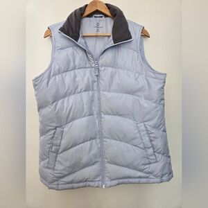 Lands' End Light Blue Puffer Vest